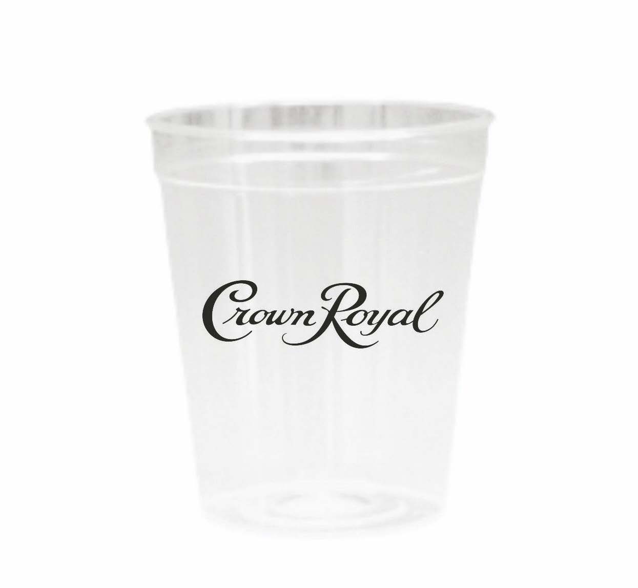 The Fountain 2 Oz. Clear Glass Shot Glass - Screenprinted